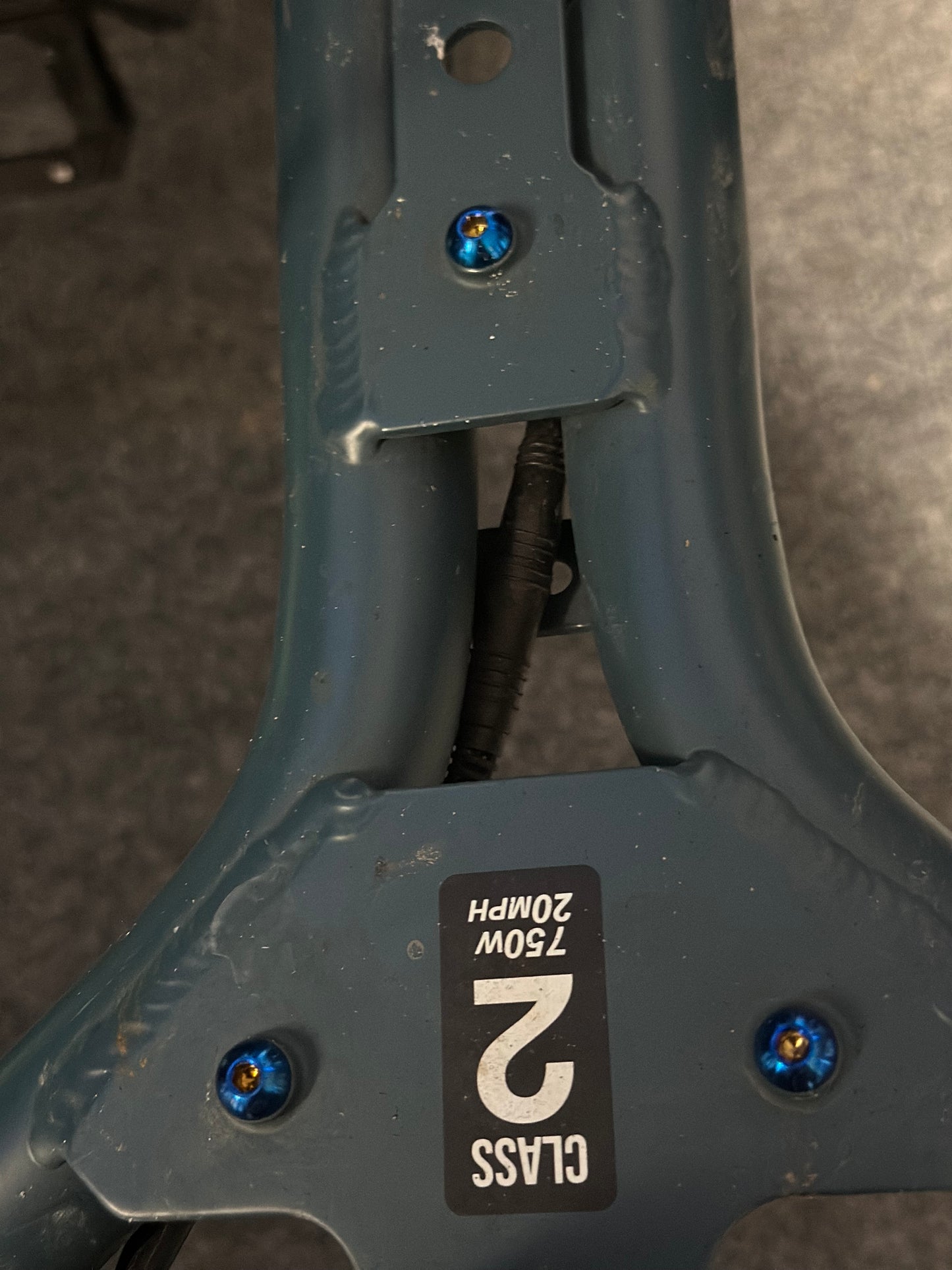 Super 73 titanium frame bolts