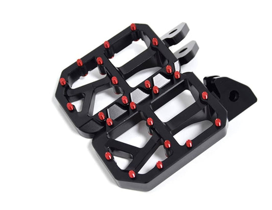 Moto foot pegs (red)
